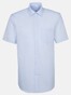 Seidensticker Chambray Basic Shirt Aqua Blue