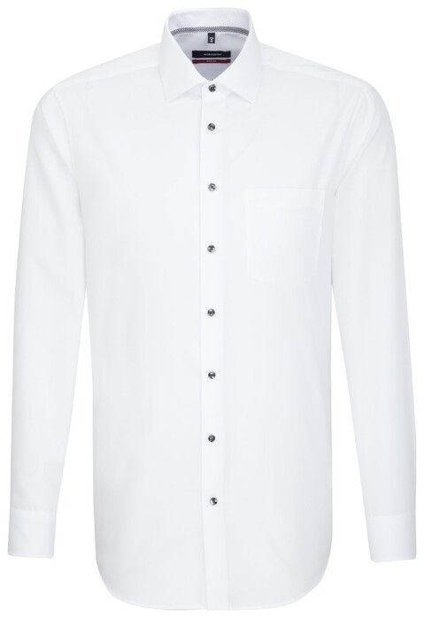 Seidensticker Chambray Business Kent Shirt White