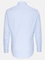 Seidensticker Chambray Uni Non Iron Overhemd Blauw
