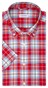 Seidensticker Check New Button-Down Non-Iron Cotton Twill Overhemd Rood