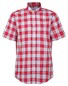 Seidensticker Check New Button-Down Non-Iron Cotton Twill Overhemd Rood