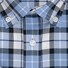 Seidensticker Check New Button-Down Non-Iron Cotton Twill Shirt Dark Evening Blue