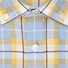 Seidensticker Check New Button-Down Non-Iron Cotton Twill Shirt Yellow