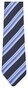 Seidensticker Colored Stripe Tie Dark Blue Extra Melange