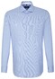 Seidensticker Comfort Non-Iron Spread Kent Overhemd Intens Blauw