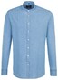 Seidensticker Denim Contrast Button Shirt Aqua Blue