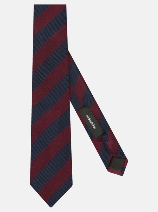 Seidensticker Diagonal Stripe Tie Merlot