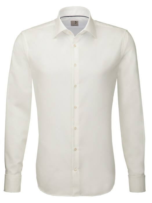 Seidensticker Dubbele Manchet Business Kent Shirt Off White