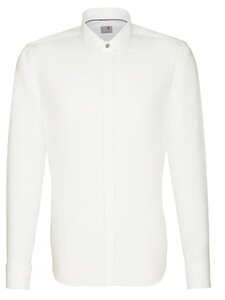 Seidensticker Dubbele Manchet Non-Iron Overhemd Off White