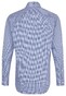 Seidensticker Duo Striped Mini Check Overhemd Sky Blue Melange