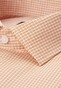 Seidensticker Duo Striped Mini Check Shirt Fine Orange