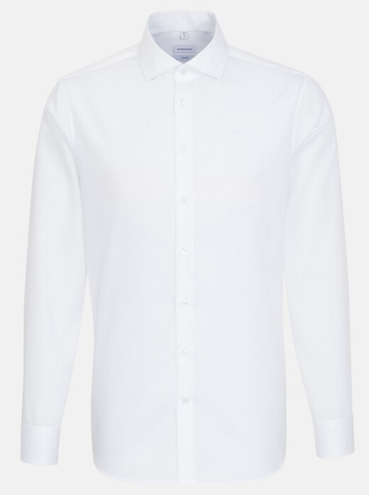 Seidensticker Easy Iron Light Spread Kent Shirt White