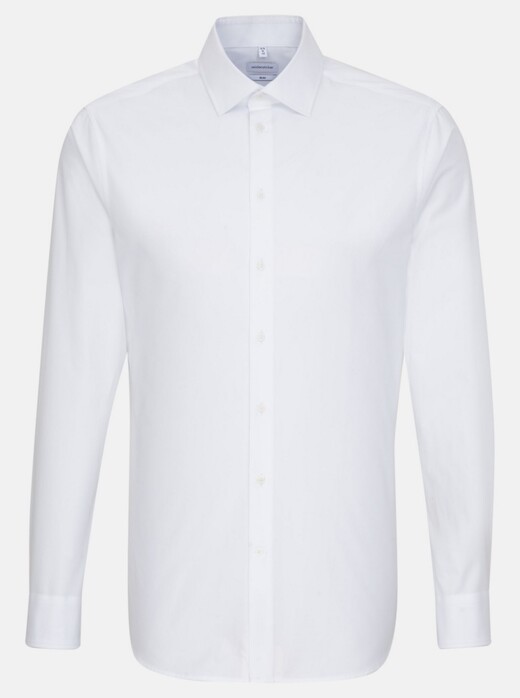 Seidensticker Easy Iron Uni Light Business Kent Shirt White