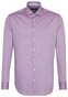Seidensticker Extra Slim Faux Uni Chambray Shirt Lilac