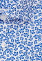 Seidensticker Fantasy Leaf Pattern Overhemd Sky Blue Melange