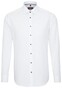 Seidensticker Faux Uni Chambray Shirt White