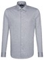 Seidensticker Faux Uni Kent Shirt Mid Grey