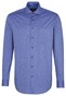 Seidensticker Faux Uni Spread Kent Overhemd Sky Blue Melange