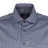 Seidensticker Faux Uni Spread Kent Overhemd Zwart Melange