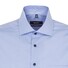 Seidensticker Faux Uni Spread Kent Shirt Blue