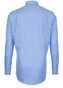Seidensticker Fil à Fil Basic Overhemd Midden Blauw
