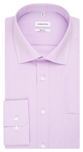 Seidensticker Fil à Fil Basic Shirt Lilac