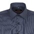 Seidensticker Fine Striped Kent Overhemd Blauw
