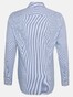 Seidensticker Fine Striped Twill Overhemd Sky Blue Melange