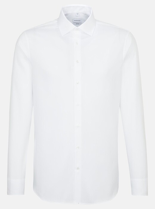 Seidensticker Fine Structure Business Kent Shirt White