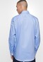 Seidensticker Fine Structure Faux Uni Overhemd Intens Blauw