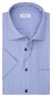 Seidensticker Fine Structure Uni Short Sleeve Overhemd Licht Blauw