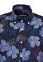 Seidensticker Floral Button Down Overhemd Navy