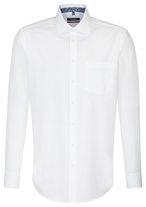 Seidensticker Kent Contrast Shirt White