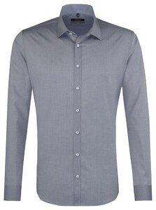 Seidensticker Kent Faux-Uni Shirt Mid Grey