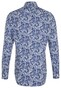 Seidensticker Kent Floral Fantasy Overhemd Blauw