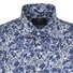 Seidensticker Kent Floral Fantasy Overhemd Blauw