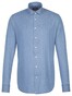 Seidensticker Light Denim Kent Shirt Aqua Blue