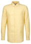 Seidensticker Linnen Uni New Kent Shirt Yellow