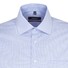 Seidensticker Micro Check Poplin Overhemd Blauw