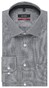 Seidensticker Micro Check Poplin Overhemd Zwart Melange