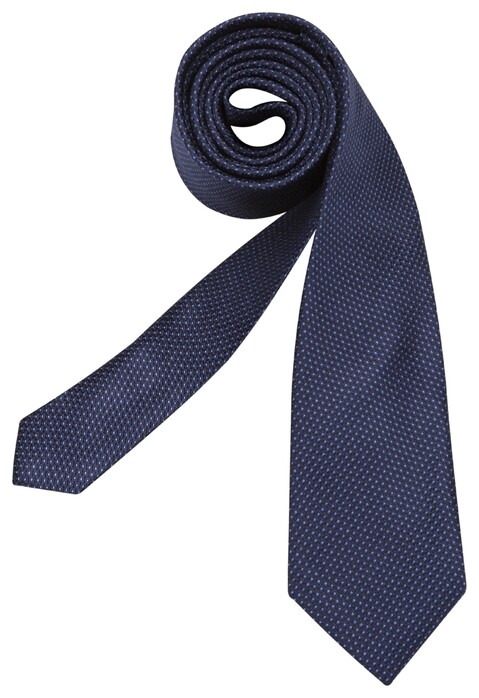 Seidensticker Micro Dotted Tie Dark Blue Extra Melange