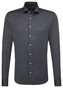 Seidensticker Micro Striped Tailored Shirt Near Black