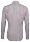 Seidensticker Mini Check Spread Kent Overhemd Midden Bruin