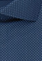 Seidensticker Mini Dot Short Sleeve Overhemd Navy