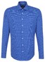 Seidensticker Mini Dot Spread Kent Overhemd Sky Blue Melange