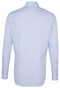 Seidensticker Mini Dotted Spread Kent Overhemd Blauw