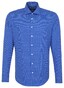 Seidensticker Mini Dotted Spread Kent Overhemd Sky Blue Melange