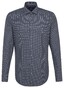 Seidensticker Mini Dotted Spread Kent Shirt Light Grey
