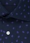 Seidensticker Mini Pattern Business Kent Shirt Lilac