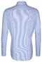 Seidensticker Mini Streep Mouwlengte 7 Shirt Aqua Blue